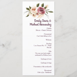 ソフトエレガントバラバーガンディークリームフレーム プログラム