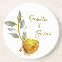 ソフトエレガントピースバラグリーン&金ゴールドオ結婚バル