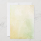 ソフトエレガントワイルドフラワーズ自然庭園の結婚式 招待状 (裏面)