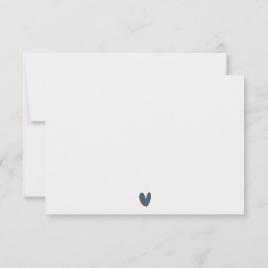 ソフトエレガント抽象芸術ウォーターカラーブルー金ゴールドビーチイ ノートカード (裏面)