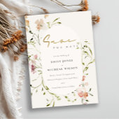 ソフトエレガント赤面レッドグリーンメドウウォーターの色 セーブザデート