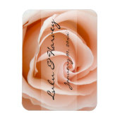 ソフトオレンジバラパー結婚ソナルズ マグネット (縦)