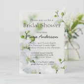 ソフトオーキエレガントッドシャワー招待状 (スタンド正面)