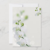 ソフトオーキエレガントッド婚約パーティ招待状 (裏面)