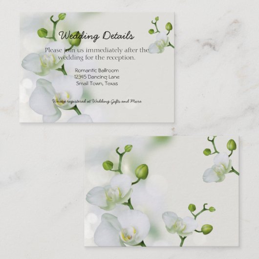 ソフトオーキエレガントッド エンクロージャーカード (正面/裏面)