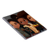 ソフトカバーのスパイラルノートブック ノートブック (右側)