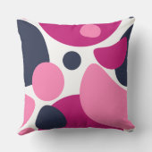 ソフトカラフルカラーの輪郭 クッション (裏面)