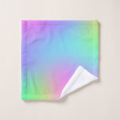 ソフトカラフルグラデーション バスタオルセット (ウォッシュタオル)