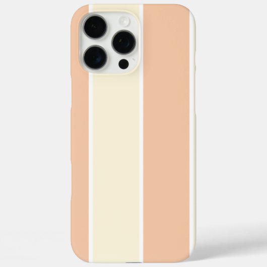 ソフトカラーの縦ストライプパターン柄デザイン Case-Mate iPhoneケース (裏面)