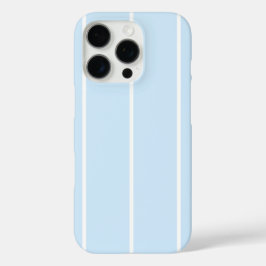 ソフトカラーの縦ストライプパターン デザイン iPhone 16 PROケース