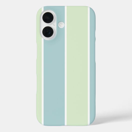 ソフトカラーの縦ストライプパターン デザイン Case-Mate iPhoneケース (裏面)
