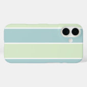 ソフトカラーの縦ストライプパターン デザイン Case-Mate iPhoneケース (裏面 (横))
