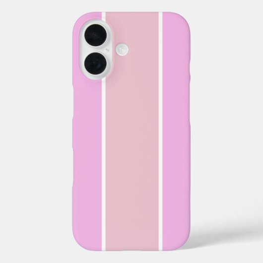 ソフトカラーの縦ストライプパターン デザイン Case-Mate iPhoneケース (裏面)