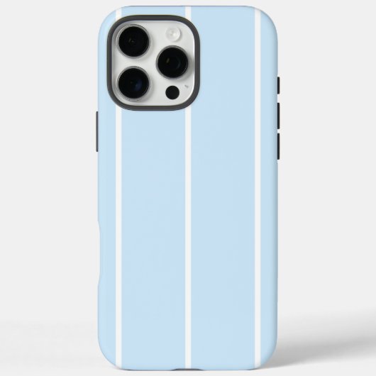 ソフトカラーの縦ストライプパターン デザイン Case-Mate iPhoneケース (裏面)