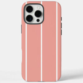 ソフトカラーの縦ストライプパターン デザイン iPhone 16 PRO MAXケース