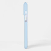 ソフトカラーの縦ストライプパターン デザイン iPhoneケース (左側面)