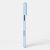 ソフトカラーの縦ストライプパターン デザイン iPhoneケース (右側面)