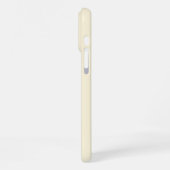 ソフトカラーの縦ストライプパターン デザイン iPhoneケース (左側面)