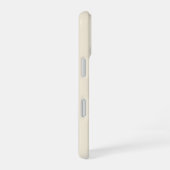 ソフトカラーの縦ストライプパターン デザイン iPhone 16ケース (右側面)