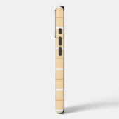 ソフトカラーの縦ストライプパターン ポイントデザイン Case-Mate iPhoneケース (裏面 / 左)