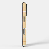 ソフトカラーの縦ストライプパターン ポイントデザイン Case-Mate iPhoneケース (裏面 / 右)