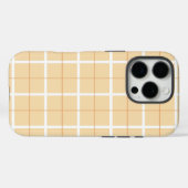 ソフトカラーの縦ストライプパターン ポイントデザイン Case-Mate iPhoneケース (裏面 (横))