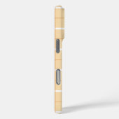 ソフトカラーの縦ストライプパターン ポイントデザイン Case-Mate iPhoneケース (裏面 / 右)