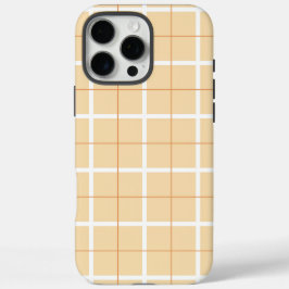 ソフトカラーの縦ストライプパターン ポイントデザイン iPhone 16 PRO MAXケース