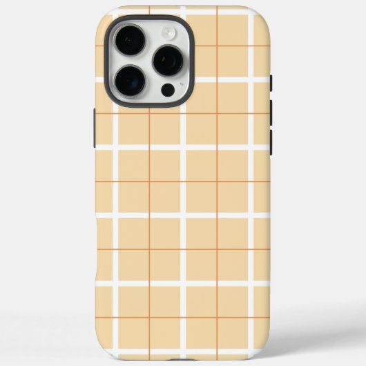ソフトカラーの縦ストライプパターン ポイントデザイン Case-Mate iPhoneケース (裏面)