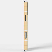 ソフトカラーの縦ストライプパターン ポイントデザイン Case-Mate iPhoneケース (裏面 / 右)