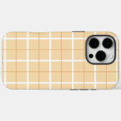 ソフトカラーの縦ストライプパターン ポイントデザイン Case-Mate iPhoneケース (裏面 (横))