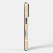 ソフトカラーの縦ストライプパターン ポイントデザイン Case-Mate iPhoneケース (裏面 / 右)