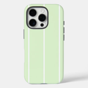 ソフトカラーの縦ストライプパターン iPhone 16 PROケース