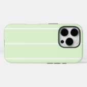 ソフトカラーの縦ストライプパターン Case-Mate iPhoneケース (裏面 (横))