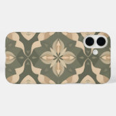 ソフトカラーオーガニックiPhone16ケース – シームレスDigita Case-Mate iPhoneケース (裏面 (横))