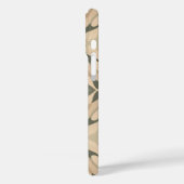 ソフトカラーオーガニックiPhone16ケース – シームレスDigita Case-Mate iPhoneケース (裏面 / 左)