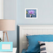 ソフトカラーズウォーターリリーフォイル文字プリントポスター 箔ポスター (インサイチュ (寝室))