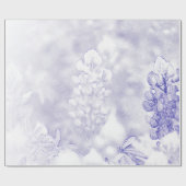ソフトカラーズブルーボンネット ラッピングペーパー (フラット)