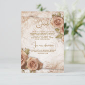 ソフトカラーバラ結婚ズ エンクロージャーカード (スタンド正面)