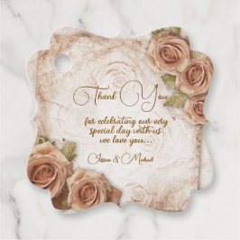 ソフトカラーバラ結婚ズ フェイバータグ