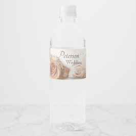 ソフトカラーバラ結婚ズ ペットボトルラベル