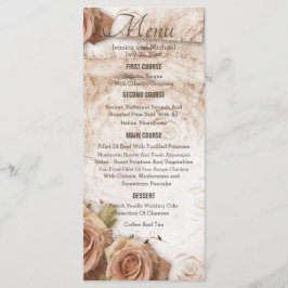 ソフトカラーバラ結婚ズ メニュー