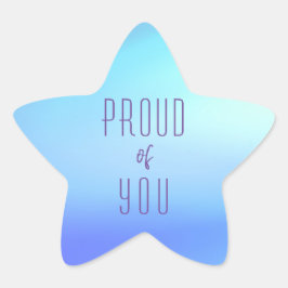 ソフトカ誇りを持ったラースターステッカー 星シール