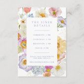 ソフトガーデン花模様結婚ズ詳細 エンクロージャーカード (正面)