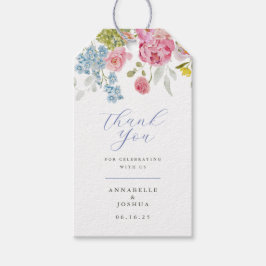 ソフトガーデン花模様結婚ズ ギフトタグ