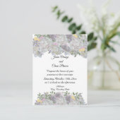 ソフトガ素朴ーデンフラワーズ結婚式招待状 招待状 (スタンド正面)