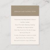 ソフトクミニマルラフトオフホワイトジュエリー気に 名刺 (正面)