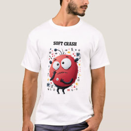 ソフトクラッシュ 面白いエイリアン キャラクター ギフト Tシャツ