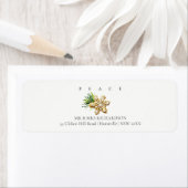 ソフトクリスマスパインスタークッキーアドレス平和 ラベル (インサイチュ)