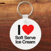 ソフトクリームが大好き キーホルダー (正面)
